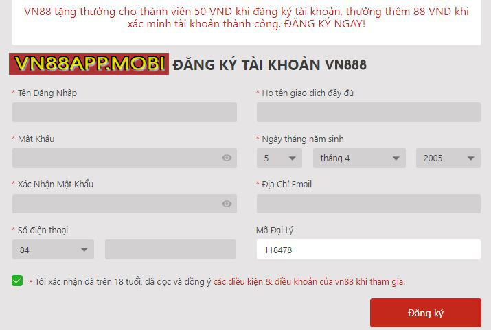 dang ky tao khoan vn888